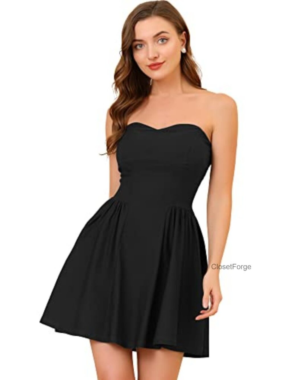 Sexy Strapless Off Shoulder Mini Dress Cocktail Party Club Night Out